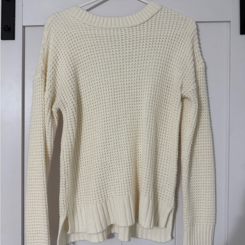Women's Cream Knit Sweater